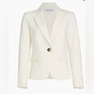 Veronica Beard Tyra Single-Breasted Dickey Jacket